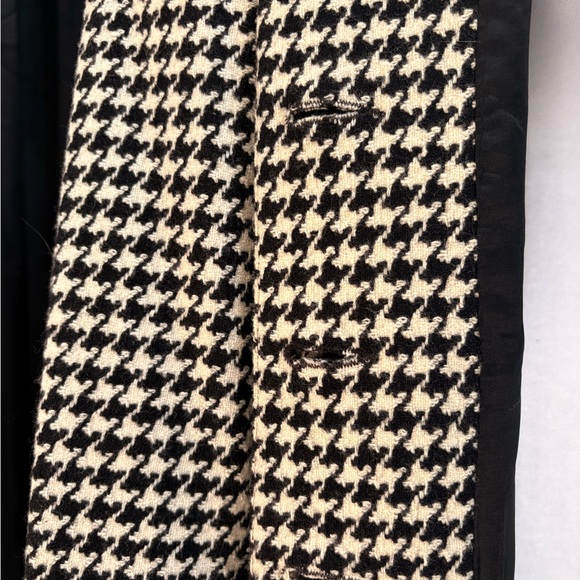 LE Elliott Lauren Vintage Black and White Houndstooth Blazer - Picture 9 of 12